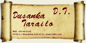 Dušanka Tarailo vizit kartica